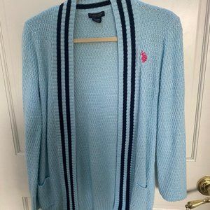 Blue polo Cardigan